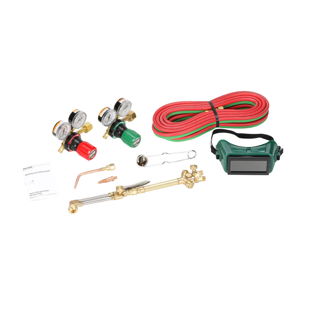Victor, 0384-2581, Cutting/Welding Outfit, CGA-540; CGA-300, Medium Duty, 12 x 22 x 5.5 in