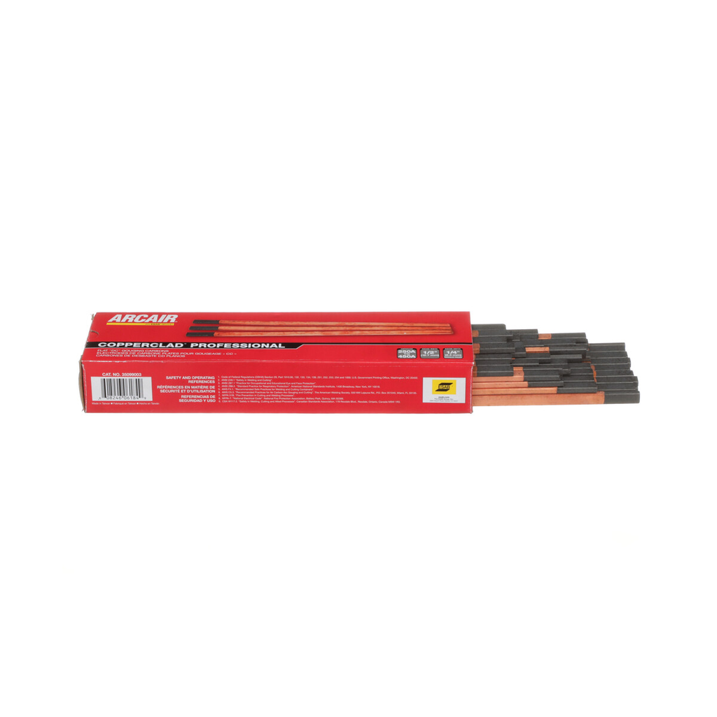 Arcair, 35099003, Arc Gouging Electrode, 12 in; 3/8" x 5/32", Copperclad, 250 - 300 A