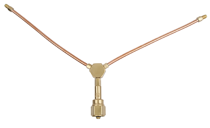 Victor, 0323-0192, Flexible Elbow Nozzle, Brass/Copper, 5/16 in-27 Thread, Multi-Gas Fuel