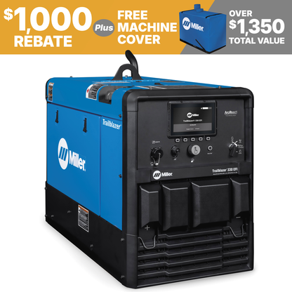 Miller Electric, 907832, Engine-Driven Welder, 330 A, 10500 W, Gasoline, Kohler