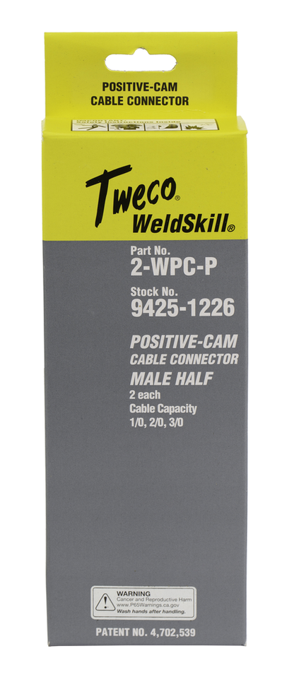 Tweco, 94251226, Cable Connector, Weldskill  #2, Male