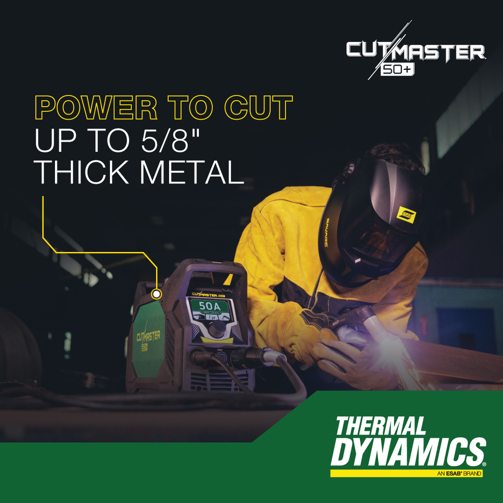 Thermal Dynamics, 1-5000-1, Plasma Cutter, SL60 Torch, 50 A, 120/240 V, Single Phase, 1 in. Cutting Capacity